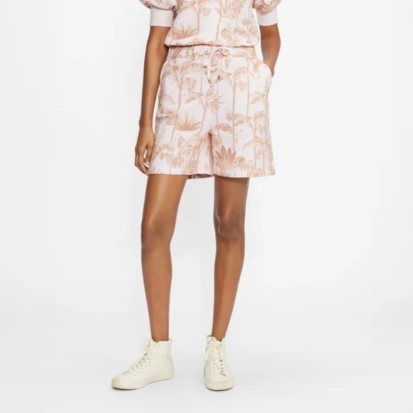Ted Baker London - Light Pink Tropical Printed Shorts - Picture 1 of 7